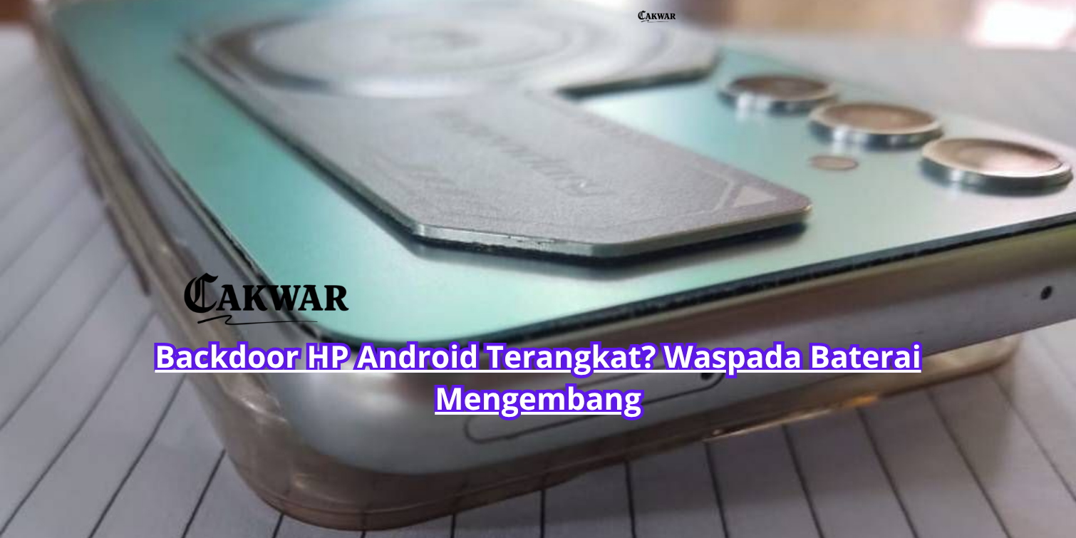 Backdoor HP Android Terangkat? Waspada Baterai Mengembang