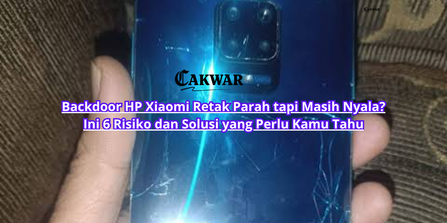 Backdoor HP Xiaomi Retak Parah tapi Masih Nyala? Ini 6 Risiko dan Solusi yang Perlu Kamu Tahu
