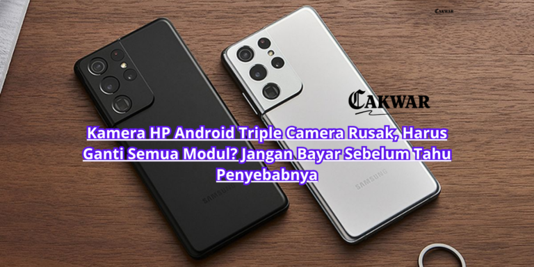 Kamera HP Android Triple Camera Rusak, Harus Ganti Semua Modul? Jangan Bayar Sebelum Tahu Penyebabnya