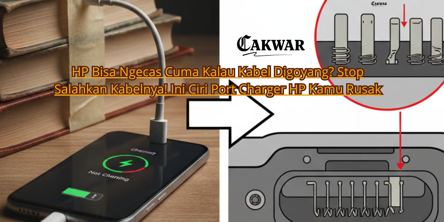 HP Bisa Ngecas Cuma Kalau Kabel Digoyang? Stop Salahkan Kabelnya! Ini Ciri Port Charger HP Kamu Rusak