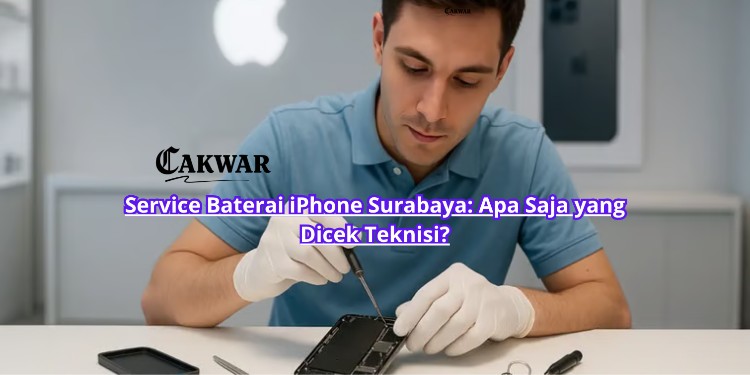 Service Baterai iPhone Surabaya: Apa Saja yang Dicek Teknisi?