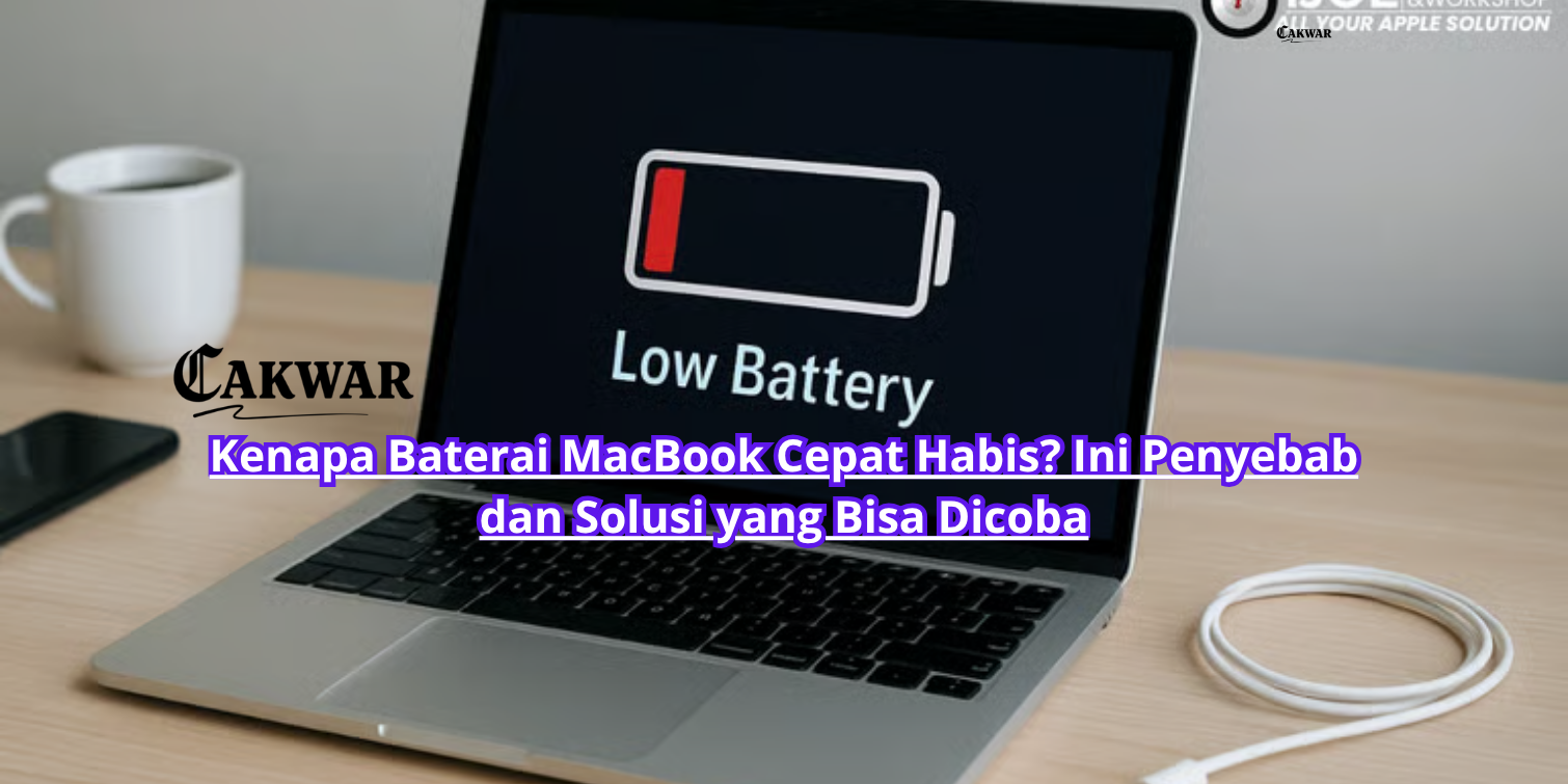 Kenapa Baterai MacBook Cepat Habis? Ini Penyebab dan Solusi yang Bisa Dicoba