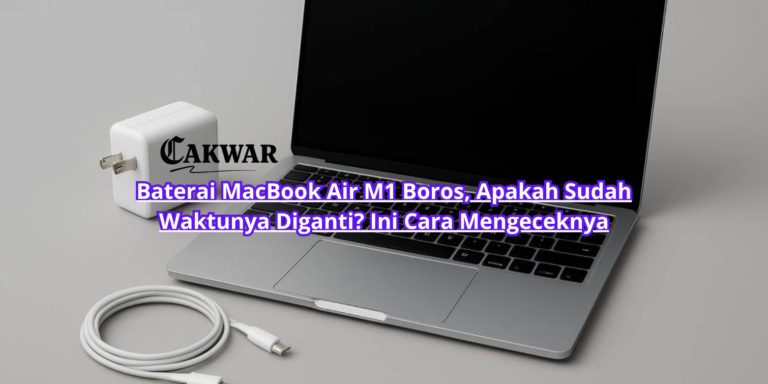 Baterai MacBook Air M1 Boros, Apakah Sudah Waktunya Diganti? Ini Cara Mengeceknya