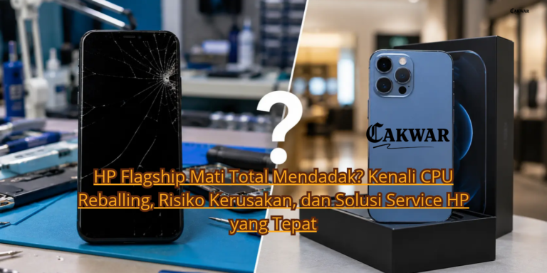 HP Flagship Mati Total Mendadak? Kenali CPU Reballing, Risiko Kerusakan, dan Solusi Service HP yang Tepat