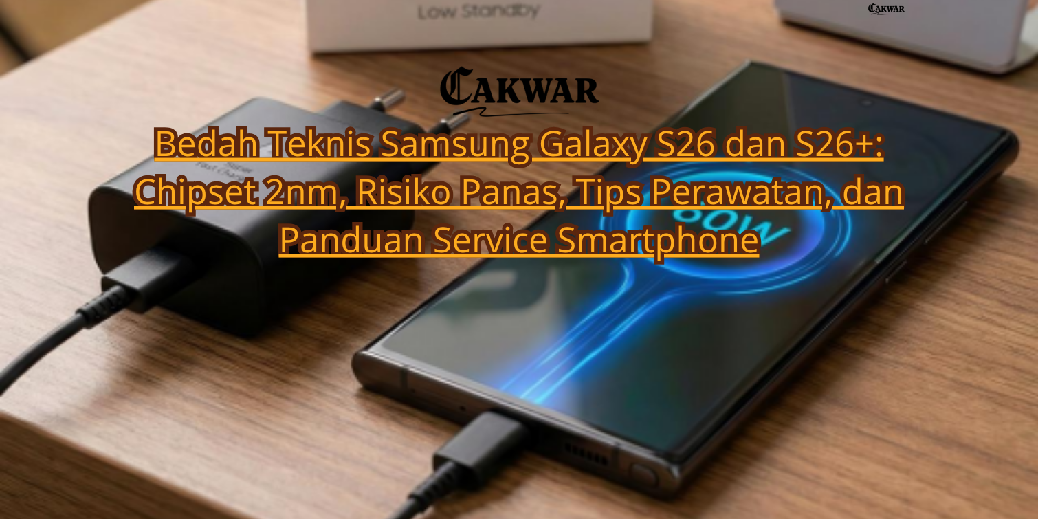 Bedah Teknis Samsung Galaxy S26 dan S26+: Chipset 2nm, Risiko Panas, Tips Perawatan, dan Panduan Service Smartphone