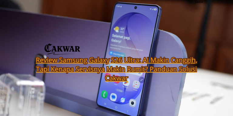 Review Samsung Galaxy S26 Ultra: AI Makin Canggih, Tapi Kenapa Servisnya Makin Rumit? Panduan Solusi Cakwar