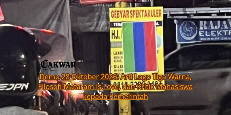 Demo 28 Oktober 2026: Arti Logo Tiga Warna, Filosofi Mataram Is Love, dan Kritik Mahasiswa kepada Pemerintah
