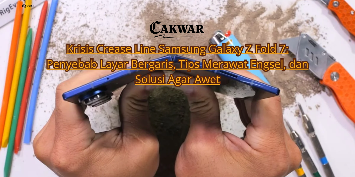 Krisis Crease Line Samsung Galaxy Z Fold 7: Penyebab Layar Bergaris, Tips Merawat Engsel, dan Solusi Agar Awet