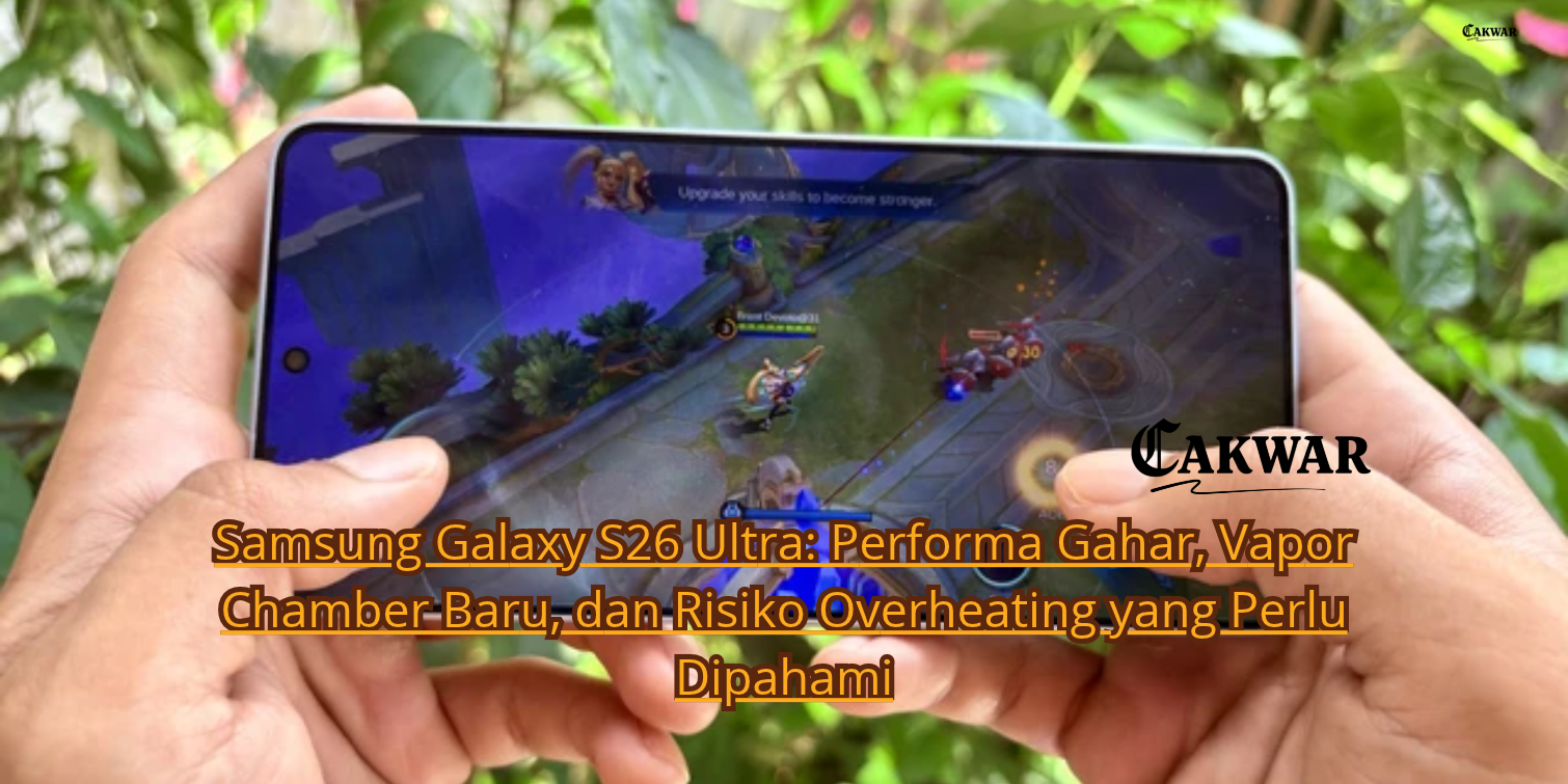 Samsung Galaxy S26 Ultra: Performa Gahar, Vapor Chamber Baru, dan Risiko Overheating yang Perlu Dipahami