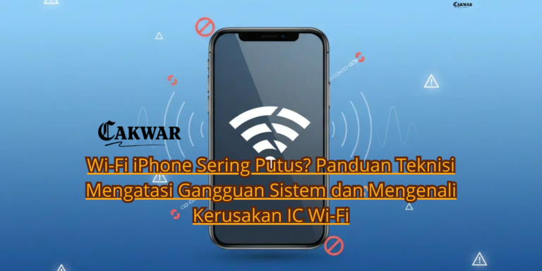 Wi-Fi iPhone Sering Putus? Panduan Teknisi Mengatasi Gangguan Sistem dan Mengenali Kerusakan IC Wi-Fi