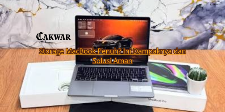 Storage MacBook Penuh? Ini Dampaknya dan Solusi Aman