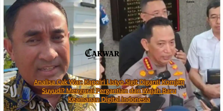 Analisa Cak War: Kapolri Listyo Sigit Diganti Komjen Suyudi? Mengurai Pergantian dan Wajah Baru Keamanan Digital Indonesia