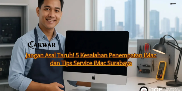 Jangan Asal Taruh! 5 Kesalahan Penempatan iMac dan Tips Service iMac Surabaya