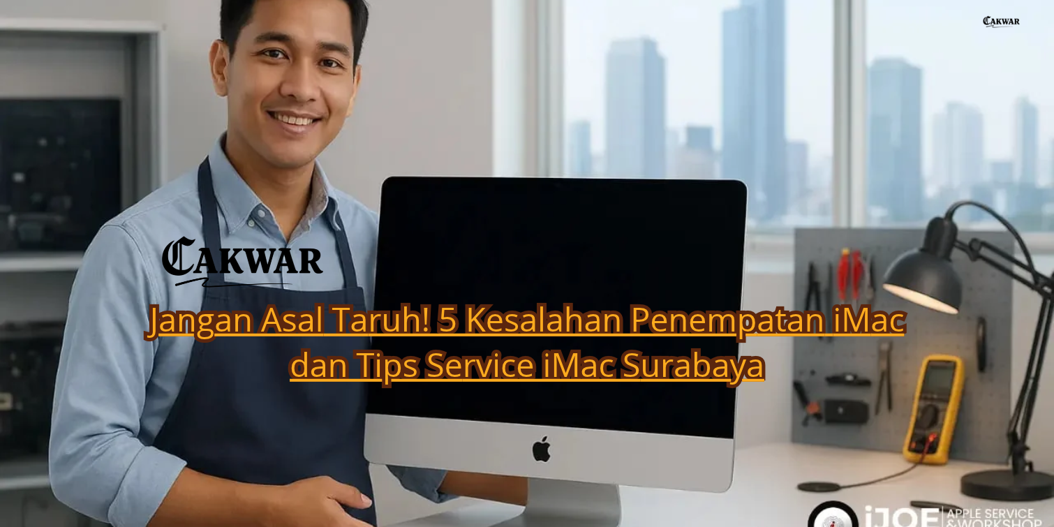 Jangan Asal Taruh! 5 Kesalahan Penempatan iMac dan Tips Service iMac Surabaya