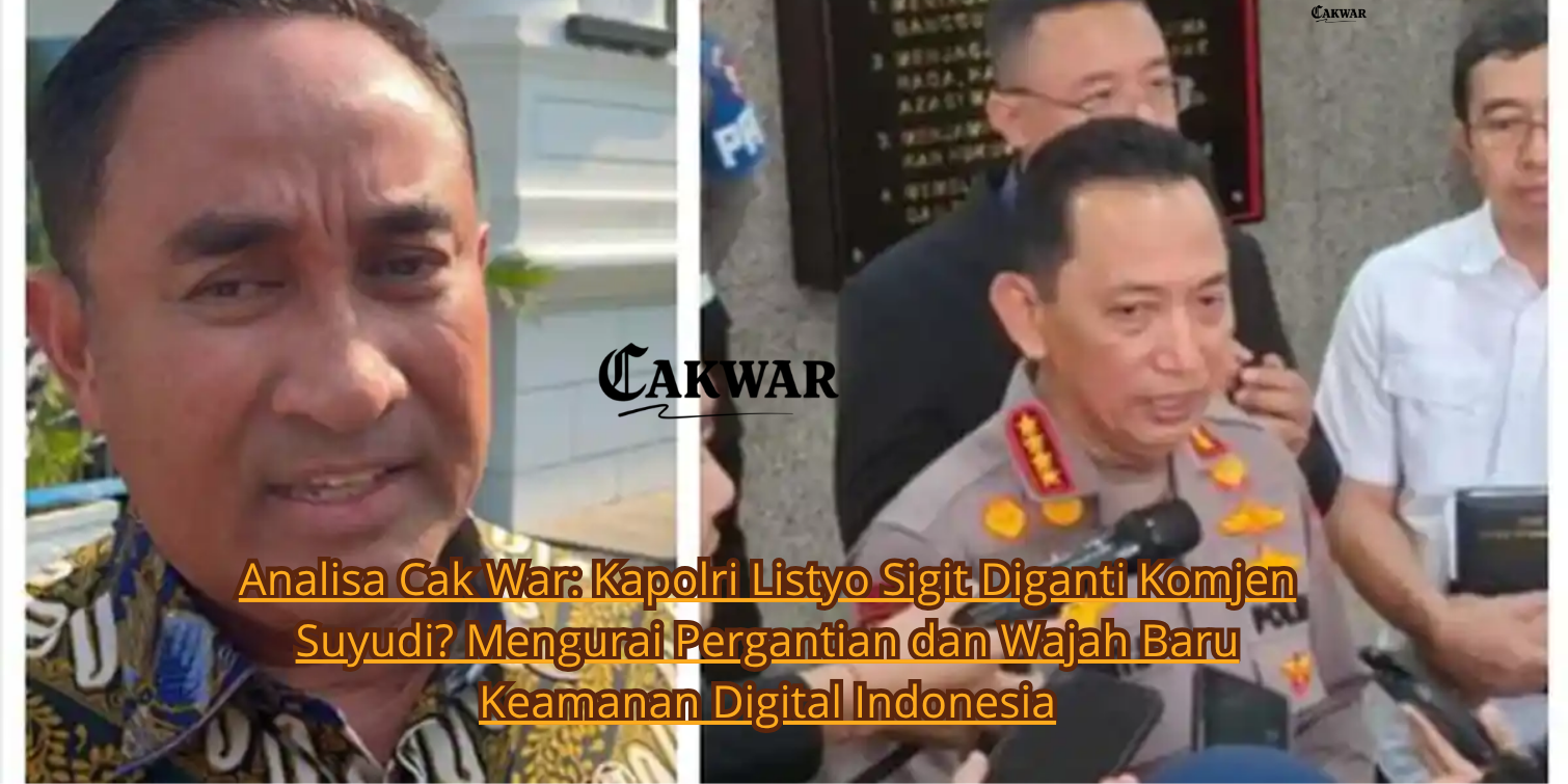 Analisa Cak War: Kapolri Listyo Sigit Diganti Komjen Suyudi? Mengurai Pergantian dan Wajah Baru Keamanan Digital Indonesia